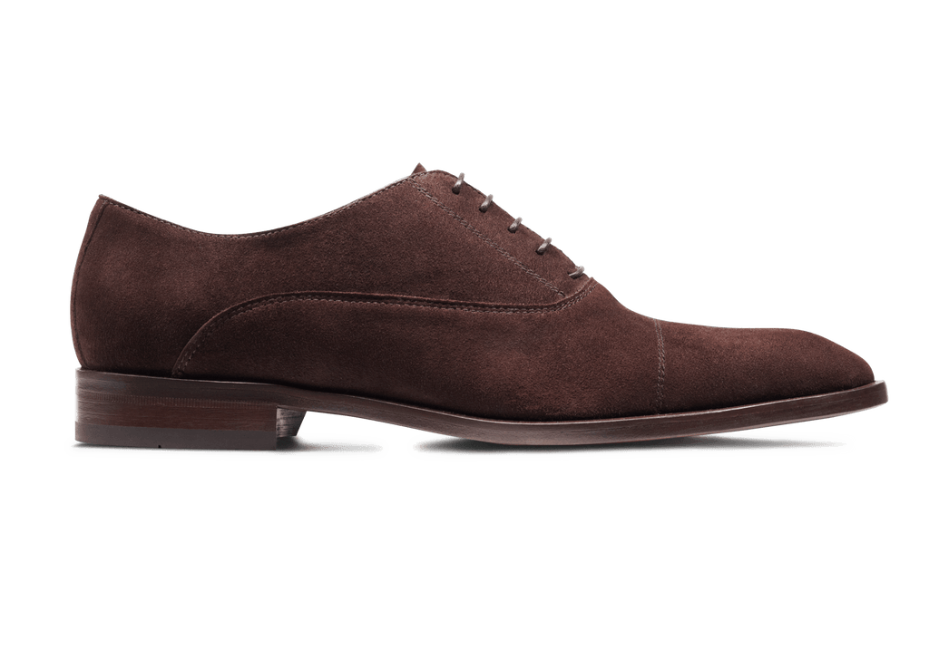 Suede cap toe shoes online